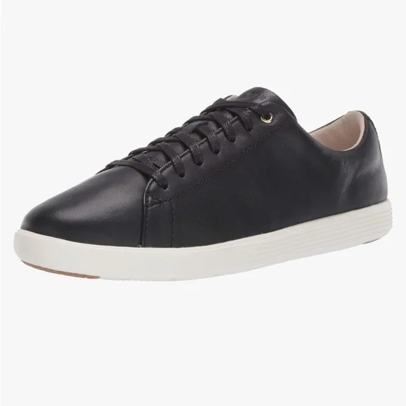 NWOB Cole Haan Women’s Grand Crosscourt Li Black Leather Sneakers Size 9 - Picture 4 of 9